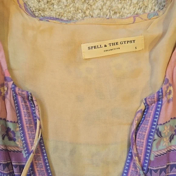 Spell Portobello Boho Dress Small - Picture 3 of 8